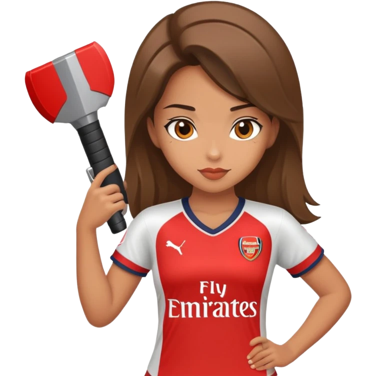 Sexy-Girl-with-Arsenal-Jersey emoji
