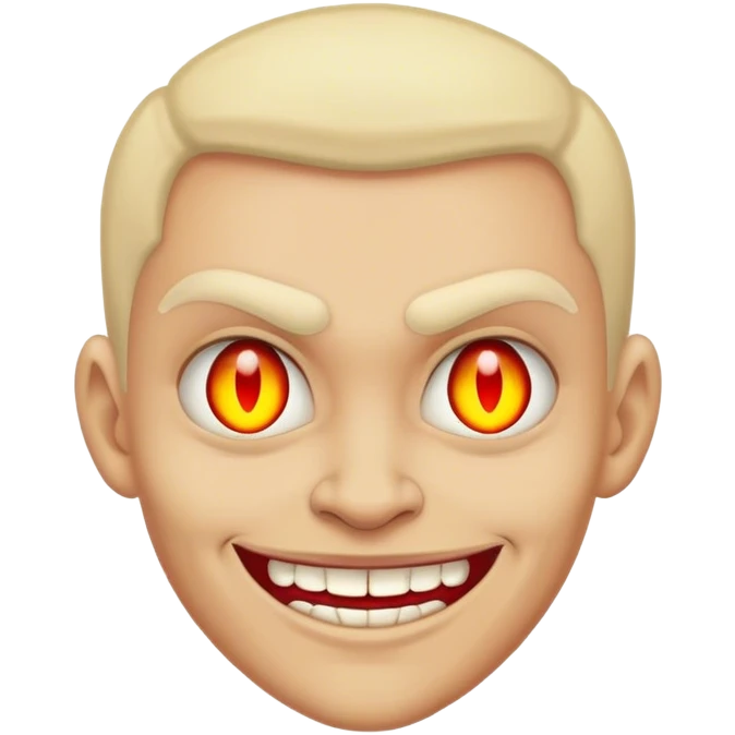 Evil ass smile  emoji