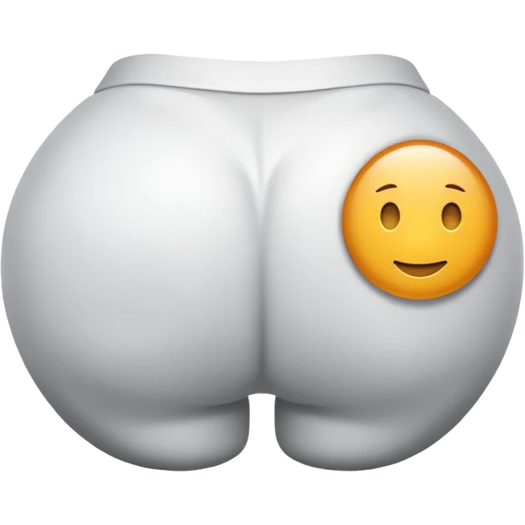 large white butt emoji