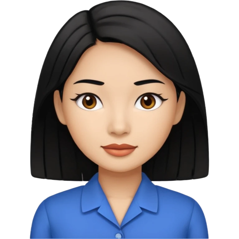 Female Filipino Virtual Assistant with Black Hair emoji