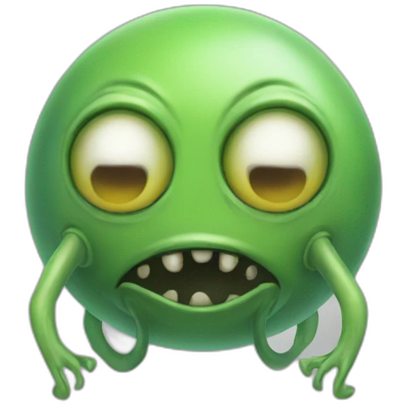 Un alien blobsish emoji