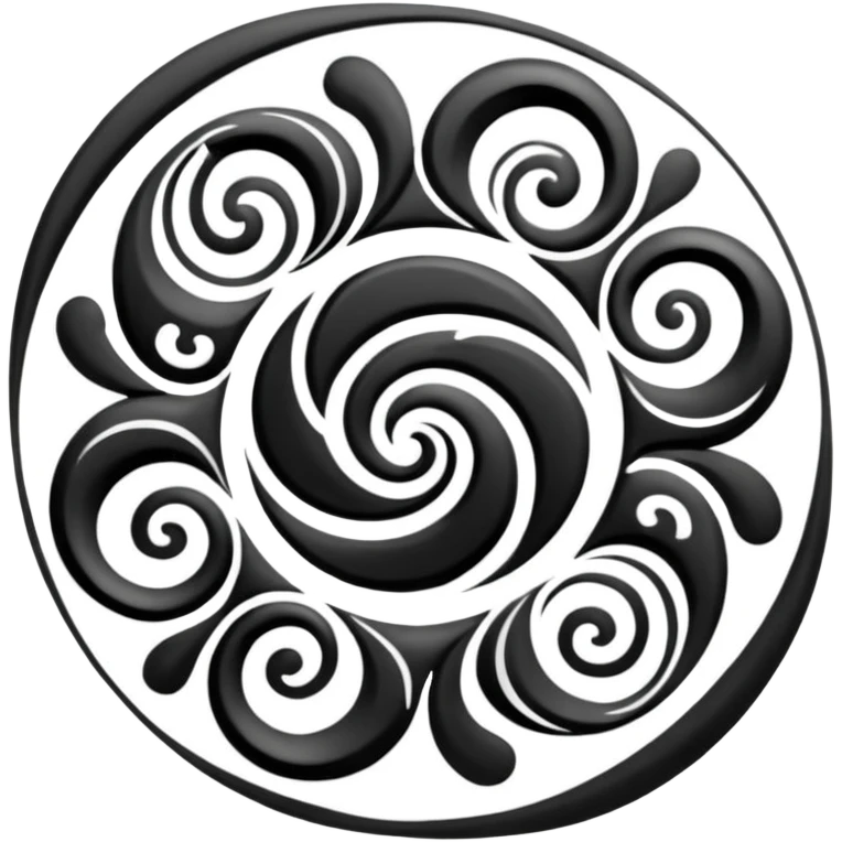 Unity Māori koru design at top emoji