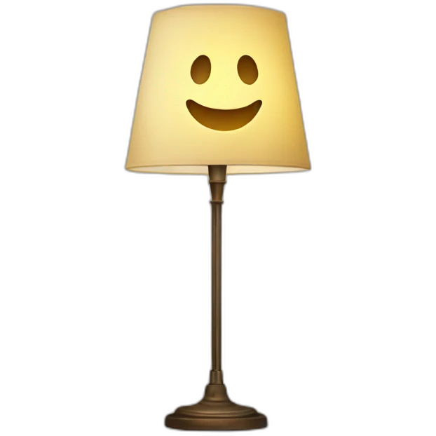 smiley lamp emoji