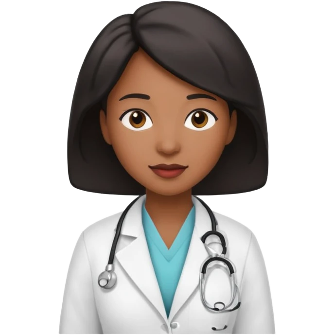 black female hotel doctor emoji