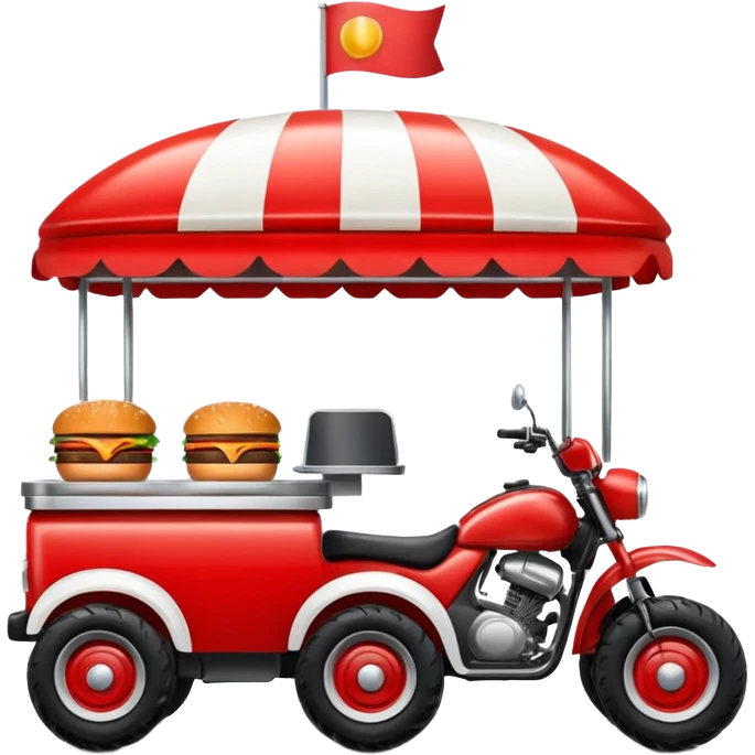 burger stall four wheeler  emoji