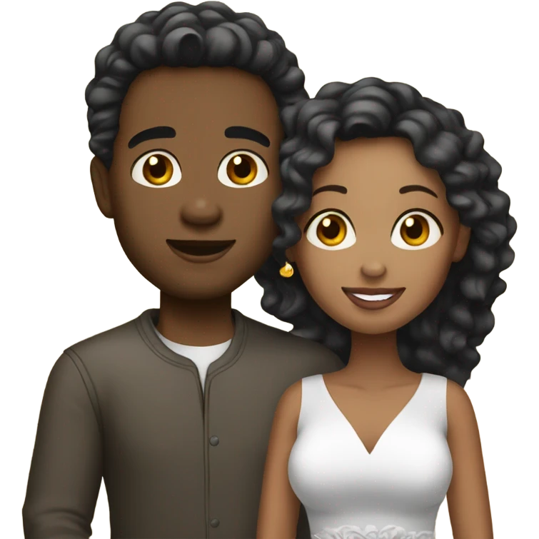 Married proposal light skin emoji