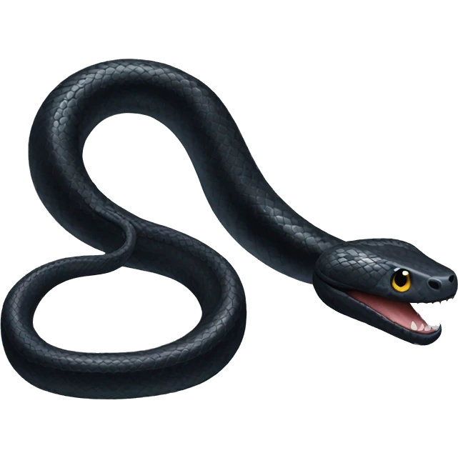 Black snake emoji