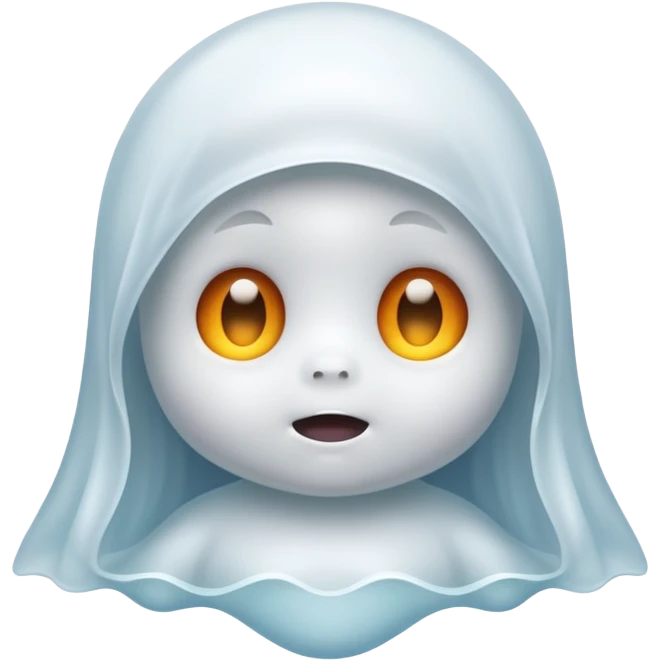 baby ghost face emoji
