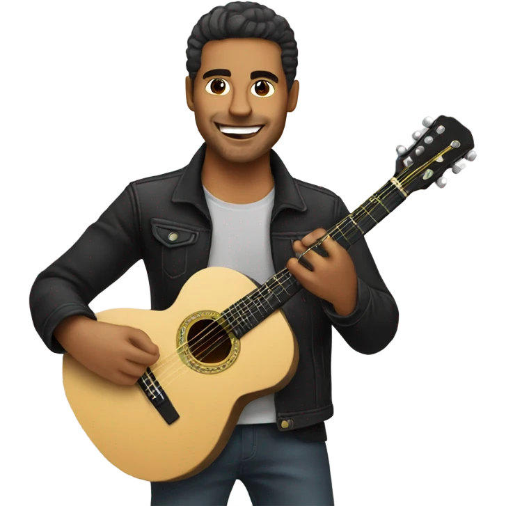 Latin guitarist emoji