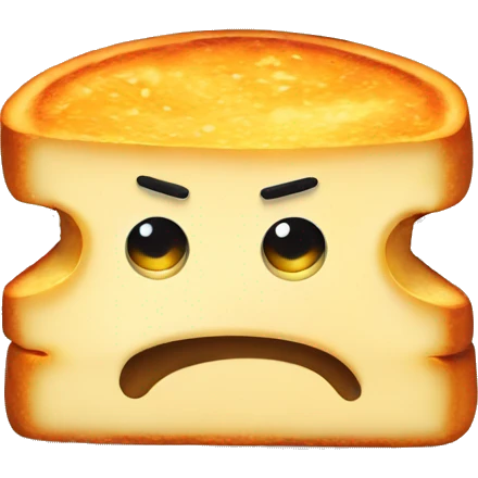 angry grilled cheese emoji