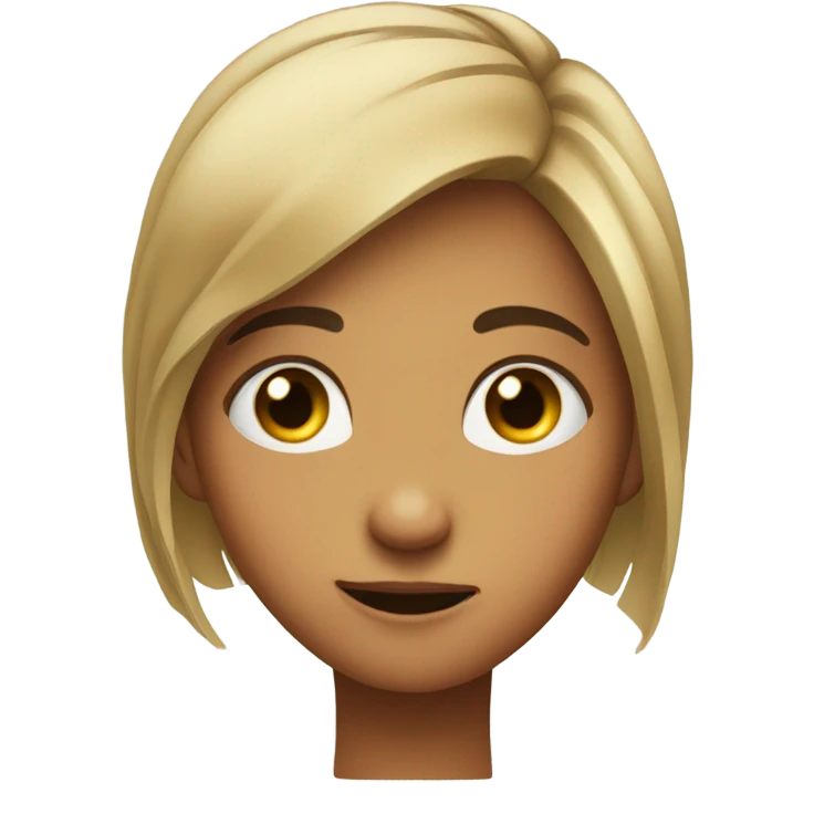 Rolling eyes girl emoji