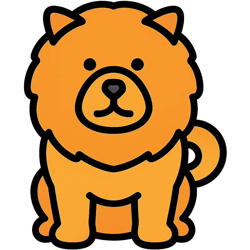 chow chow dog emoji