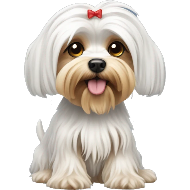 maltese yorky dog emoji