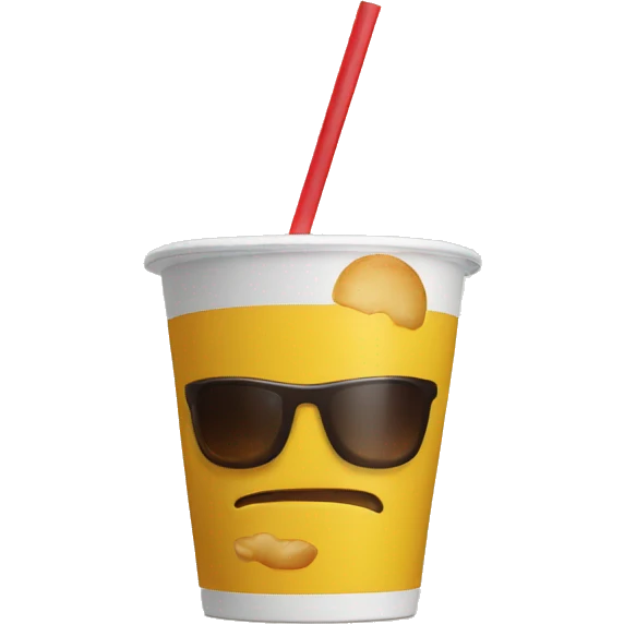 mc donald drink cup emoji