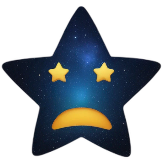 star with out face emoji