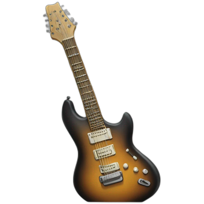 guitare rock emoji