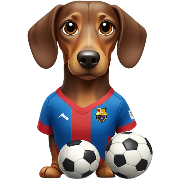 Weiner dog Messi  emoji
