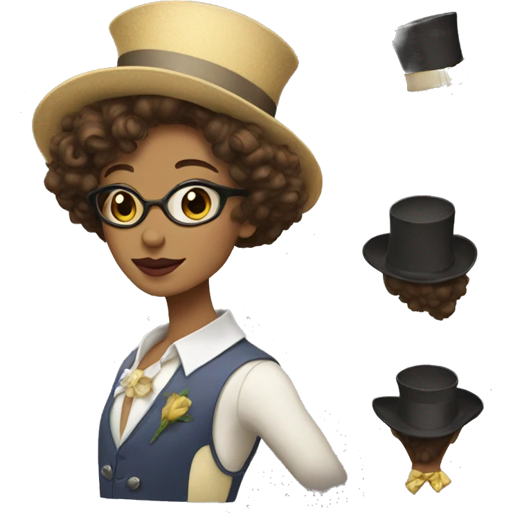dandy girl emoji