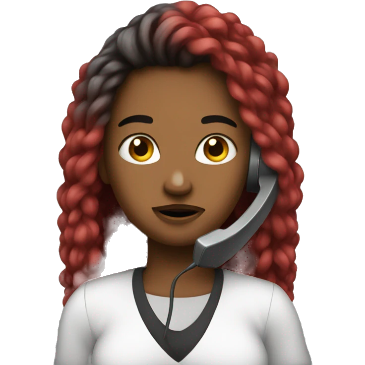 Baddie with a phone  emoji