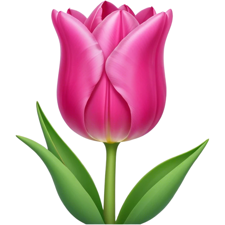 pink tulip emoji