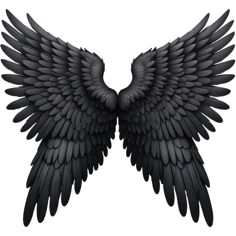 black angel wings emoji
