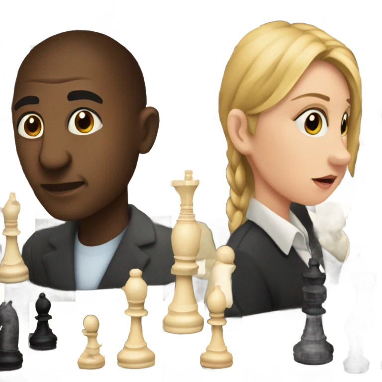 playing chess emoji