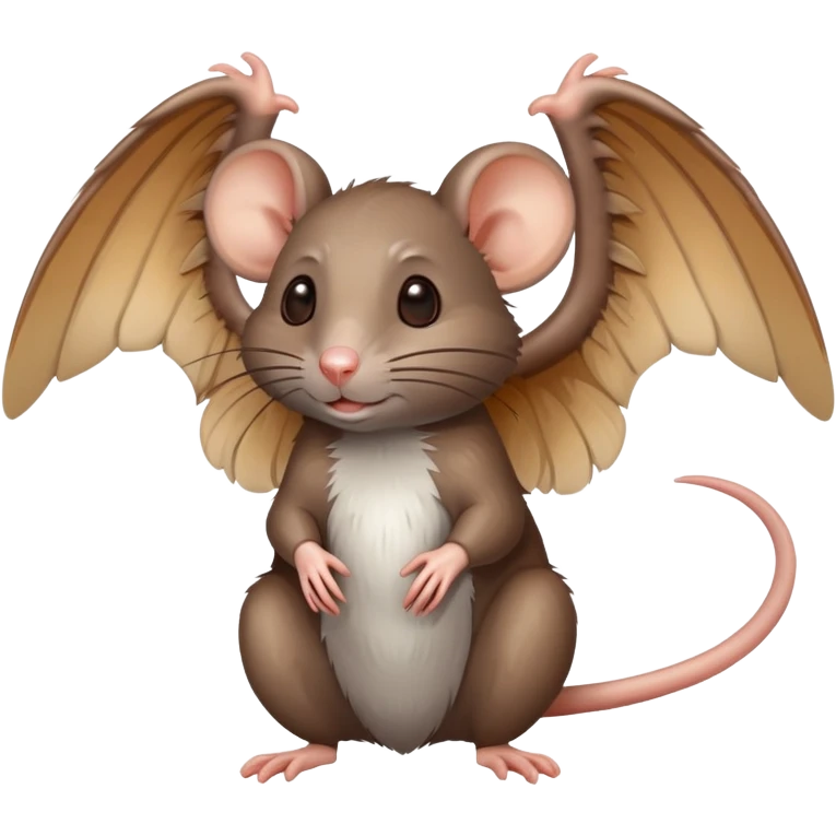 Rat with wings emoji