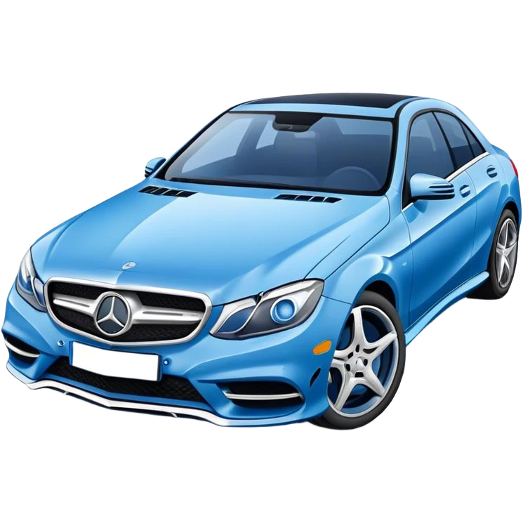 Blue Mercedes emoji