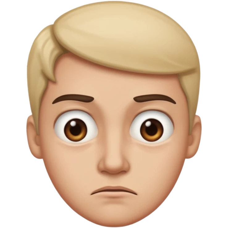 Side eye with disgusted facial expression  emoji
