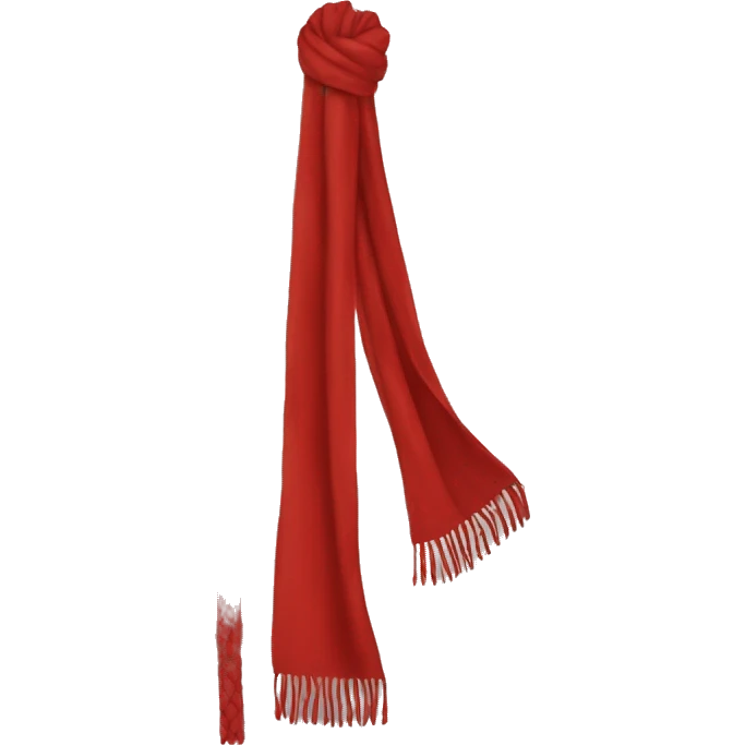 red scarf emoji