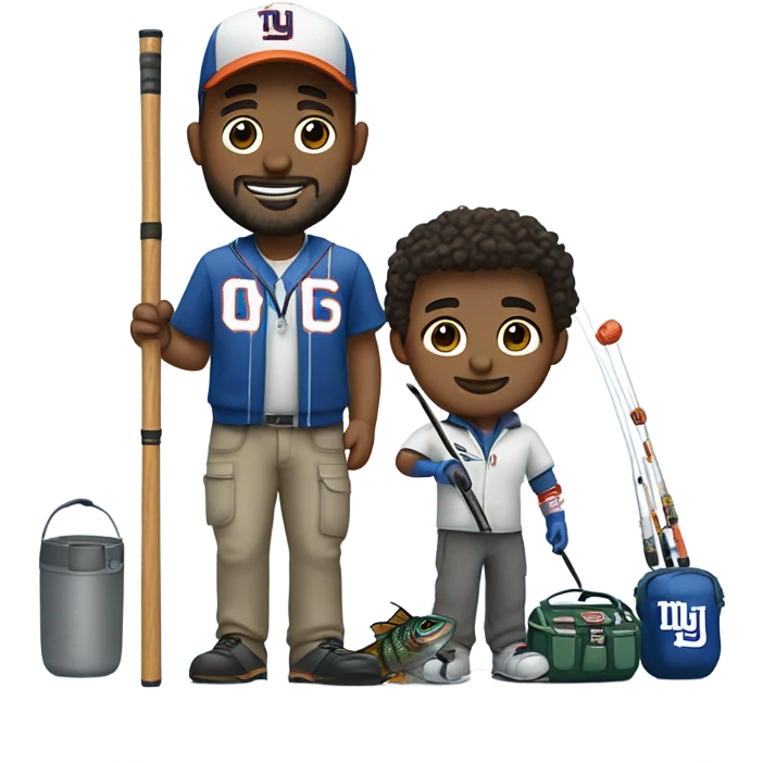 Anesthesiologist father husband flyfshing New York giants emoji