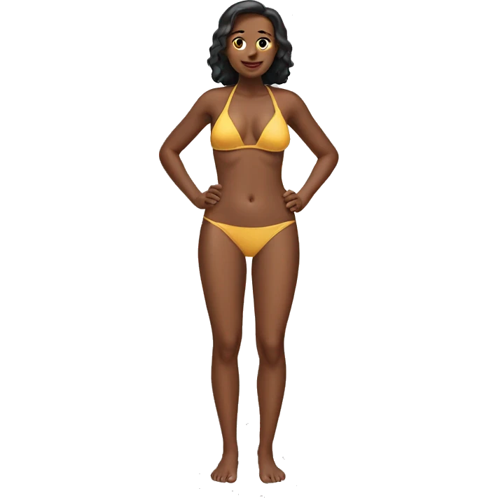 woman wearing a bikini emoji
