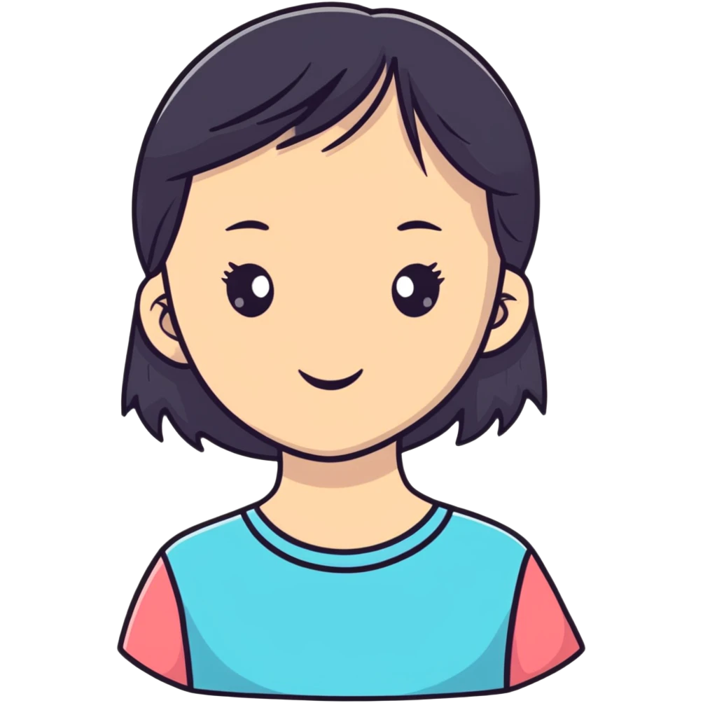 A girl emoji