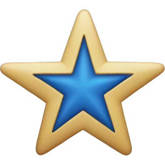 Blue star emoji