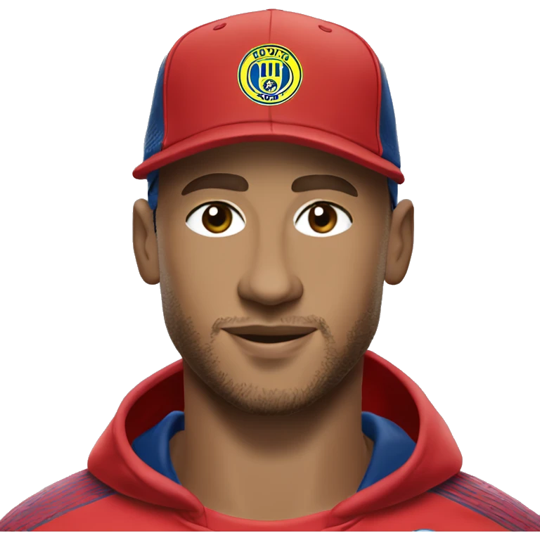 Create a emoji with Neymar Junior using a cap of meta  emoji
