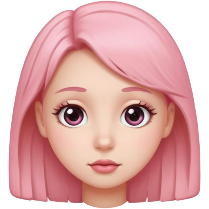 awww expression, round eyes, pink blush emoji