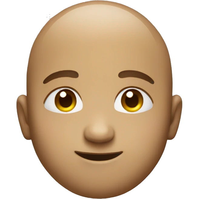 Round little face smiling slyly emoji