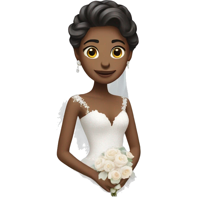 Dreamy bridal gownn emoji