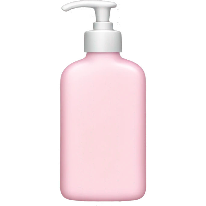 Light pink lotion bottle emoji