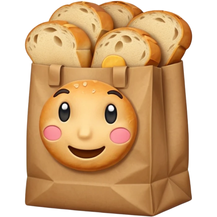 bread in paper bag emoji