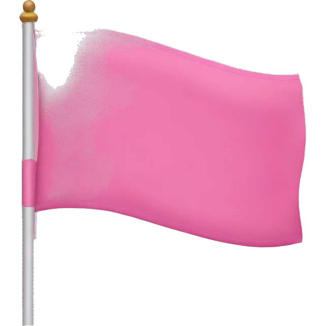 A pink flag with the word IBED emoji