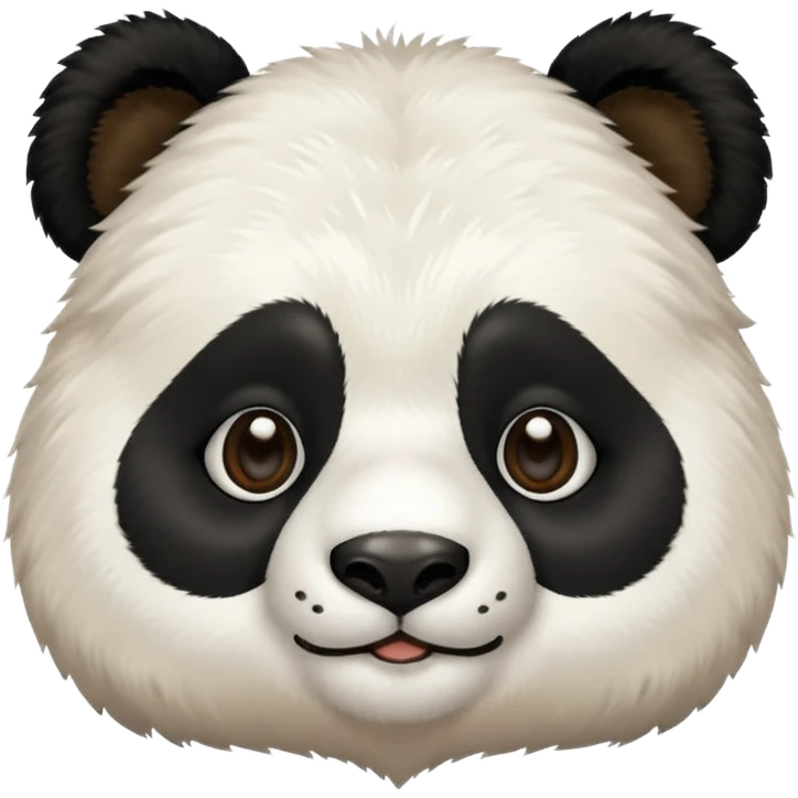 Panda at zoo emoji