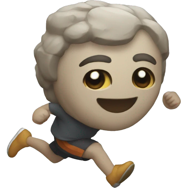 running-stone emoji