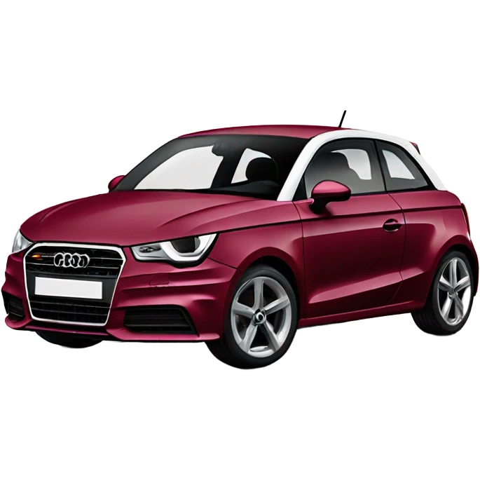 burgundy audi a1 emoji