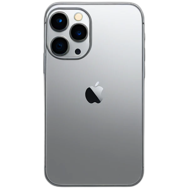 iPhone 15 pro titanium with high detail emoji