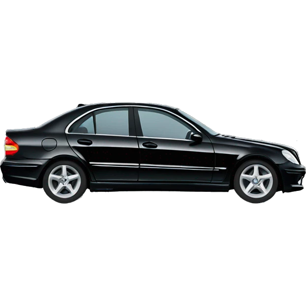 black mercedesc w203 emoji