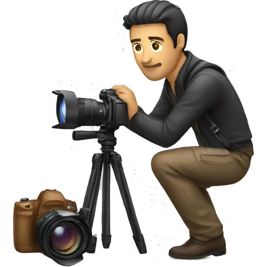 a man photographer emoji
