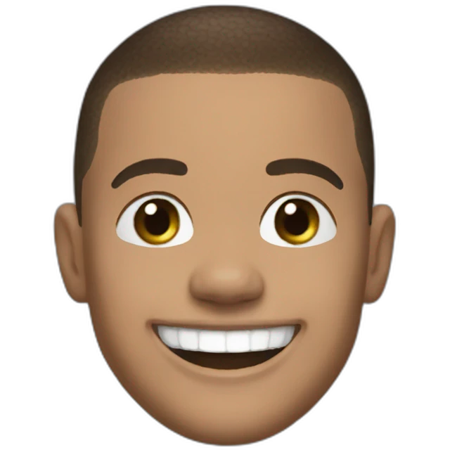 mbappé smile emoji