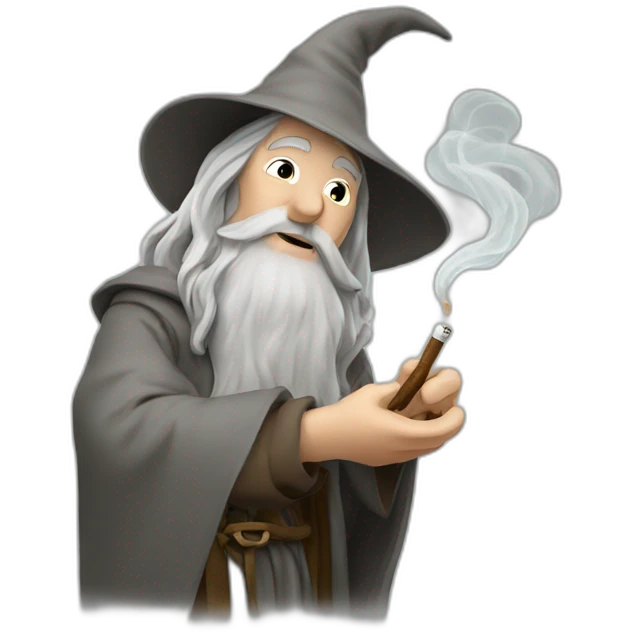 gandalf smoking emoji