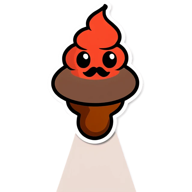 Poop flag emoji